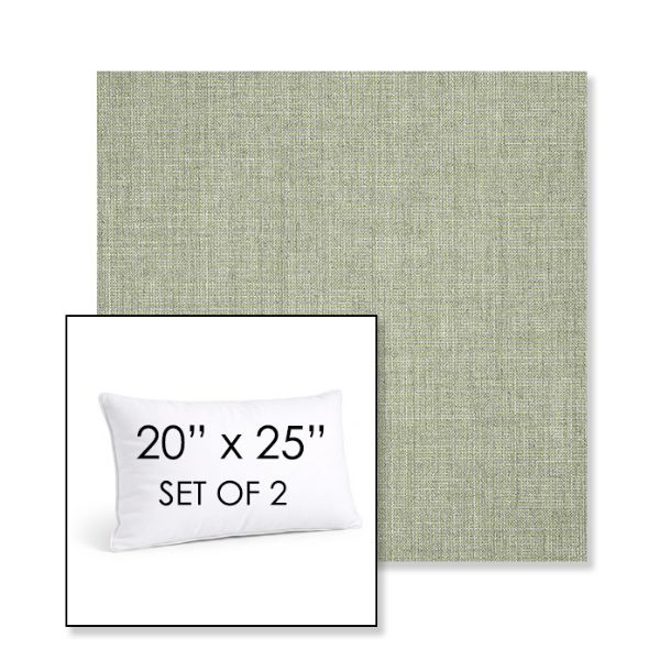 Picture of Cast Oasis | Set of 2 | 20" X 25" Sunbrella Outdoor Throw Pillows with Premium Inserts