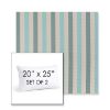 Picture of Costa Clearwater | Set of 2 | 20" X 25" Sunbrella Outdoor Throw Pillows with Premium Inserts