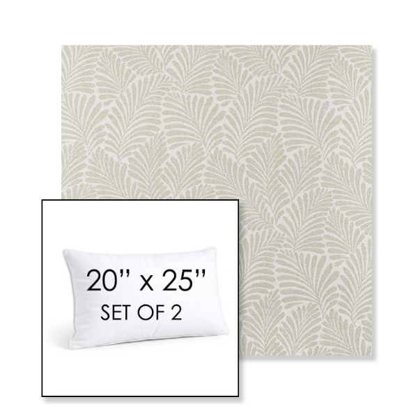 Picture of Frond Spring | Set of 2 | 20" X 25" Sunbrella Outdoor Throw Pillows with Premium Inserts