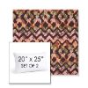 Picture of Inga Gypsy | Set of 2 | 20" X 25" Sunbrella Outdoor Throw Pillows with Premium Inserts