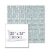 Picture of Key Figure Twilight | Set of 2 | 20" X 25" Sunbrella Outdoor Throw Pillows with Premium Inserts
