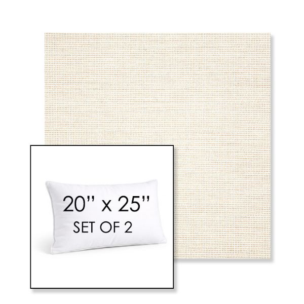 Picture of Kudos Vellum | Set of 2 | 20" X 25" Sunbrella Outdoor Throw Pillows with Premium Inserts