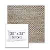 Picture of Litchfield Pebble | Set of 2 | 20" X 25" Sunbrella Outdoor Throw Pillows with Premium Inserts