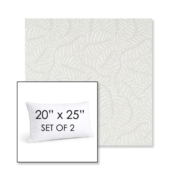 Picture of Lively Sage | Set of 2 | 20" X 25" Sunbrella Outdoor Throw Pillows with Premium Inserts