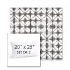 Picture of Midori Stone | Set of 2 | 20" X 25" Sunbrella Outdoor Throw Pillows with Premium Inserts