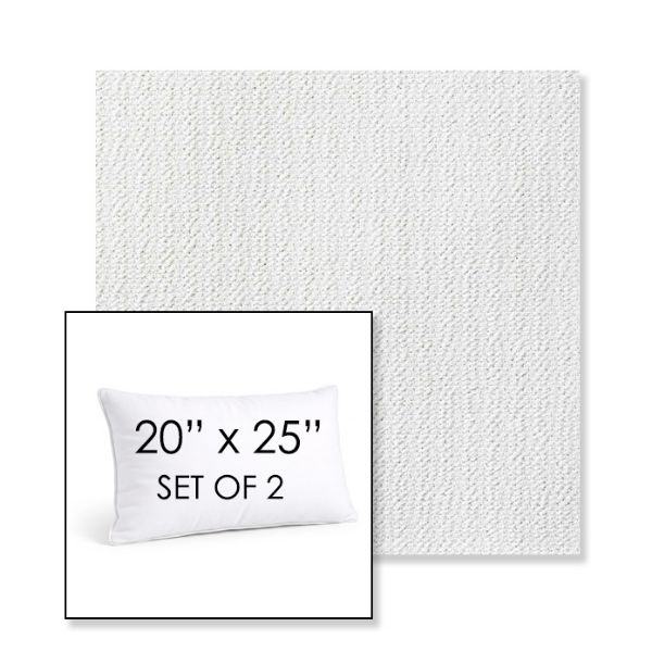 Picture of Momento Snow | Set of 2 | 20" X 25" Sunbrella Outdoor Throw Pillows with Premium Inserts