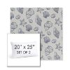 Picture of Nantucket Atlantis | Set of 2 | 20" X 25" Sunbrella Outdoor Throw Pillows with Premium Inserts