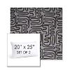 Picture of Nema Moonlight | Set of 2 | 20" X 25" Sunbrella Outdoor Throw Pillows with Premium Inserts