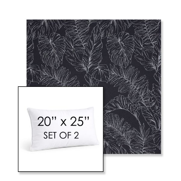 Picture of Palma Bahama | Set of 2 | 20" X 25" Sunbrella Outdoor Throw Pillows with Premium Inserts