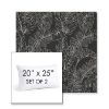 Picture of Palma Shadow | Set of 2 | 20" X 25" Sunbrella Outdoor Throw Pillows with Premium Inserts