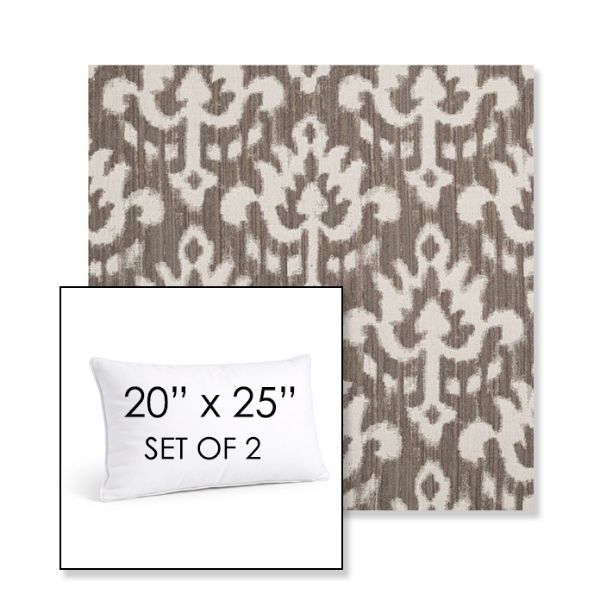 Picture of Patra Mushroom | Set of 2 | 20" X 25" Sunbrella Outdoor Throw Pillows with Premium Inserts