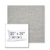 Picture of Piazza Pebble | Set of 2 | 20" X 25" Sunbrella Outdoor Throw Pillows with Premium Inserts