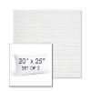 Picture of Piazza White | Set of 2 | 20" X 25" Sunbrella Outdoor Throw Pillows with Premium Inserts