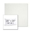 Picture of Pique Salt | Set of 2 | 20" X 25" Sunbrella Outdoor Throw Pillows with Premium Inserts