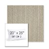 Picture of Posh Ash | Set of 2 | 20" X 25" Sunbrella Outdoor Throw Pillows with Premium Inserts