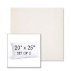 Picture of Posh Snow | Set of 2 | 20" X 25" Sunbrella Outdoor Throw Pillows with Premium Inserts