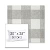 Picture of Preso Pebble | Set of 2 | 20" X 25" Sunbrella Outdoor Throw Pillows with Premium Inserts