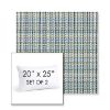 Picture of Principle Lagoon | Set of 2 | 20" X 25" Sunbrella Outdoor Throw Pillows with Premium Inserts