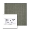 Picture of Proven Olive | Set of 2 | 20" X 25" Sunbrella Outdoor Throw Pillows with Premium Inserts