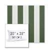 Picture of Relate Ivy | Set of 2 | 20" X 25" Sunbrella Outdoor Throw Pillows with Premium Inserts