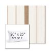 Picture of Revival Sand | Set of 2 | 20" X 25" Sunbrella Outdoor Throw Pillows with Premium Inserts