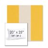 Picture of Rothko Lemonade | Set of 2 | 20" X 25" Sunbrella Outdoor Throw Pillows with Premium Inserts