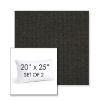Picture of Spectrum Carbon | Set of 2 | 20" X 25" Sunbrella Outdoor Throw Pillows with Premium Inserts