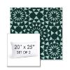 Picture of Sundial Seaweed | Set of 2 | 20" X 25" Sunbrella Outdoor Throw Pillows with Premium Inserts