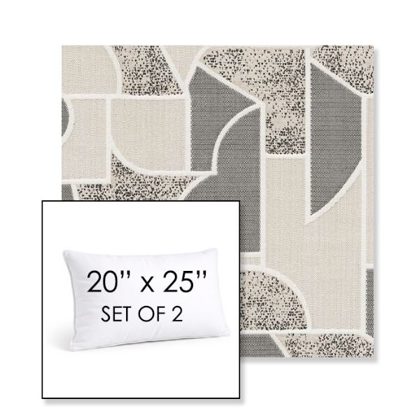 Picture of Territory Tin | Set of 2 | 20" X 25" Sunbrella Outdoor Throw Pillows with Premium Inserts