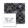 Picture of Trellis Morning Glory | Set of 2 | 20" X 25" Sunbrella Outdoor Throw Pillows with Premium Inserts