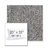 Picture of Tundra Atlantis | Set of 2 | 20" X 25" Sunbrella Outdoor Throw Pillows with Premium Inserts