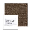 Picture of Tundra Bark | Set of 2 | 20" X 25" Sunbrella Outdoor Throw Pillows with Premium Inserts