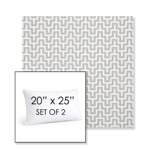 Picture of Underline Dove | Set of 2 | 20" X 25" Sunbrella Outdoor Throw Pillows with Premium Inserts