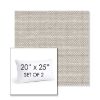 Picture of Wadi Sesame | Set of 2 | 20" X 25" Sunbrella Outdoor Throw Pillows with Premium Inserts