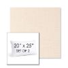 Picture of Willa Cream | Set of 2 | 20" X 25" Sunbrella Outdoor Throw Pillows with Premium Inserts