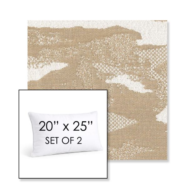Picture of Yama Tomori | Set of 2 | 20" X 25" Sunbrella Outdoor Throw Pillows with Premium Inserts