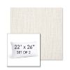 Picture of Adena Canvas | Set of 2 | 22" X 26" Sunbrella Outdoor Throw Pillows with Premium Inserts