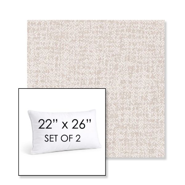 Picture of Abstraction Dune | Set of 2 | 22" X 26" Sunbrella Outdoor Throw Pillows with Premium Inserts