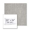 Picture of Adena Pebble | Set of 2 | 22" X 26" Sunbrella Outdoor Throw Pillows with Premium Inserts