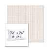 Picture of Benson Sand | Set of 2 | 22" X 26" Sunbrella Outdoor Throw Pillows with Premium Inserts