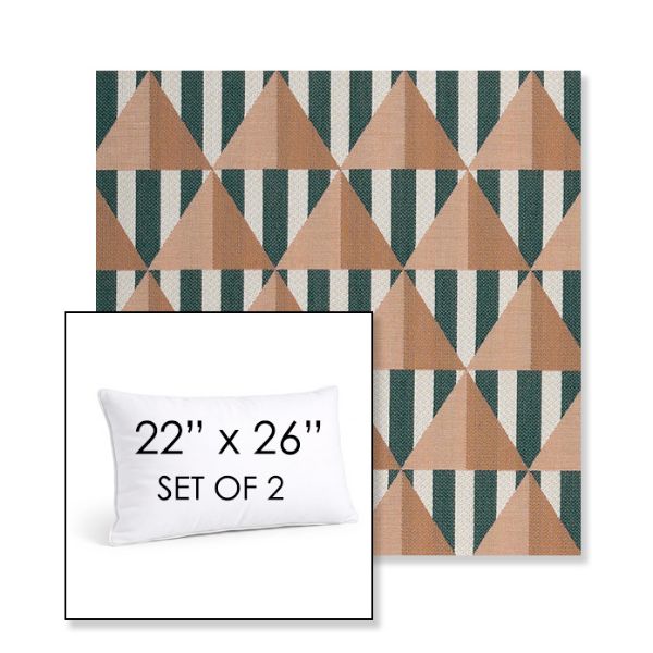 Picture of Buoy Santa Monica | Set of 2 | 22" X 26" Sunbrella Outdoor Throw Pillows with Premium Inserts