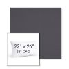 Picture of Canvas Ardoise | Set of 2 | 22" X 26" Sunbrella Outdoor Throw Pillows with Premium Inserts