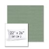 Picture of Canvas Celadon | Set of 2 | 22" X 26" Sunbrella Outdoor Throw Pillows with Premium Inserts