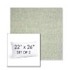 Picture of Chartres Mist | Set of 2 | 22" X 26" Sunbrella Outdoor Throw Pillows with Premium Inserts