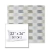 Picture of Dream Mist | Set of 2 | 22" X 26" Sunbrella Outdoor Throw Pillows with Premium Inserts