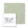 Picture of Eberly Spring | Set of 2 | 22" X 26" Sunbrella Outdoor Throw Pillows with Premium Inserts