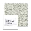 Picture of Exquisite Aloe | Set of 2 | 22" X 26" Sunbrella Outdoor Throw Pillows with Premium Inserts