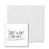 Picture of Improve White | Set of 2 | 22" X 26" Sunbrella Outdoor Throw Pillows with Premium Inserts