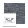 Picture of Litchfield Denim | Set of 2 | 22" X 26" Sunbrella Outdoor Throw Pillows with Premium Inserts