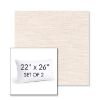 Picture of Litchfield Eggshell | Set of 2 | 22" X 26" Sunbrella Outdoor Throw Pillows with Premium Inserts